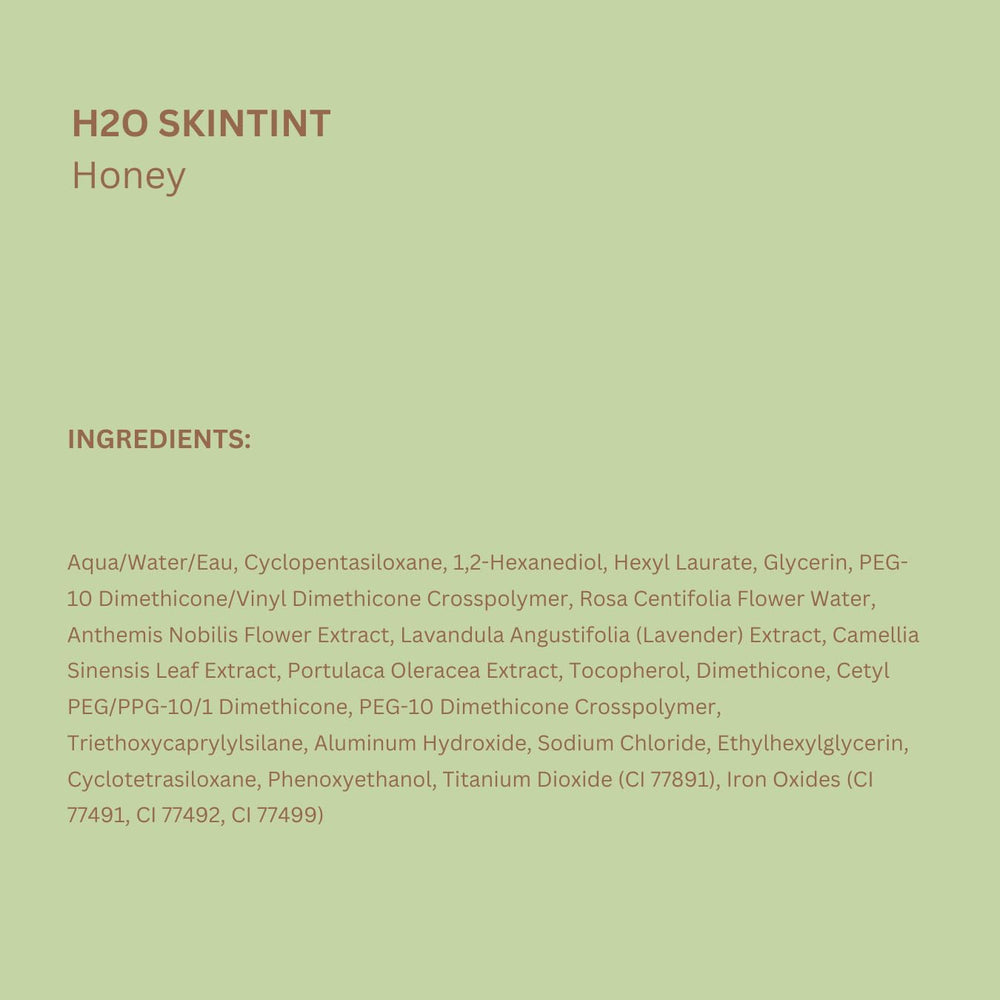 Pixi H2O SkinTint fragrance-free vegan badge visible.