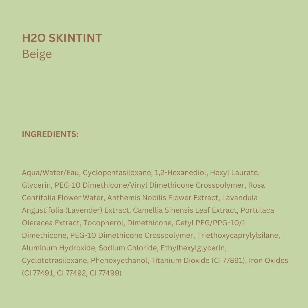 On-face look with Pixi H2O SkinTint delivering an even, breathable finish