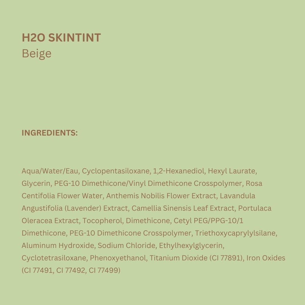 On-face look with Pixi H2O SkinTint delivering an even, breathable finish