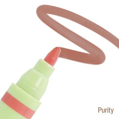 Detail of the marker tip on Pixi LipBlush Purity for sharp lines.