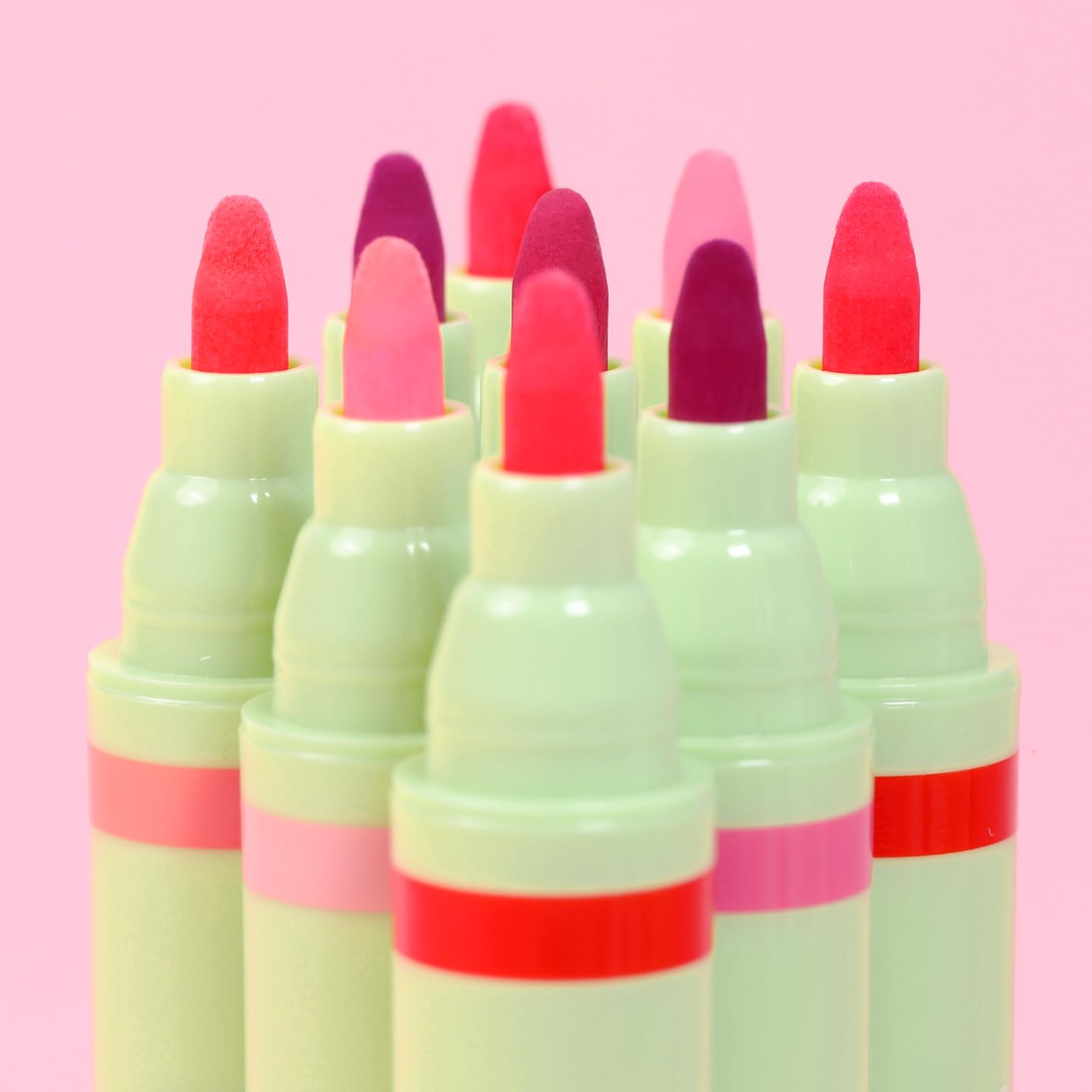 Swatches of Pixi LipBlush Purity in natural nude shade.