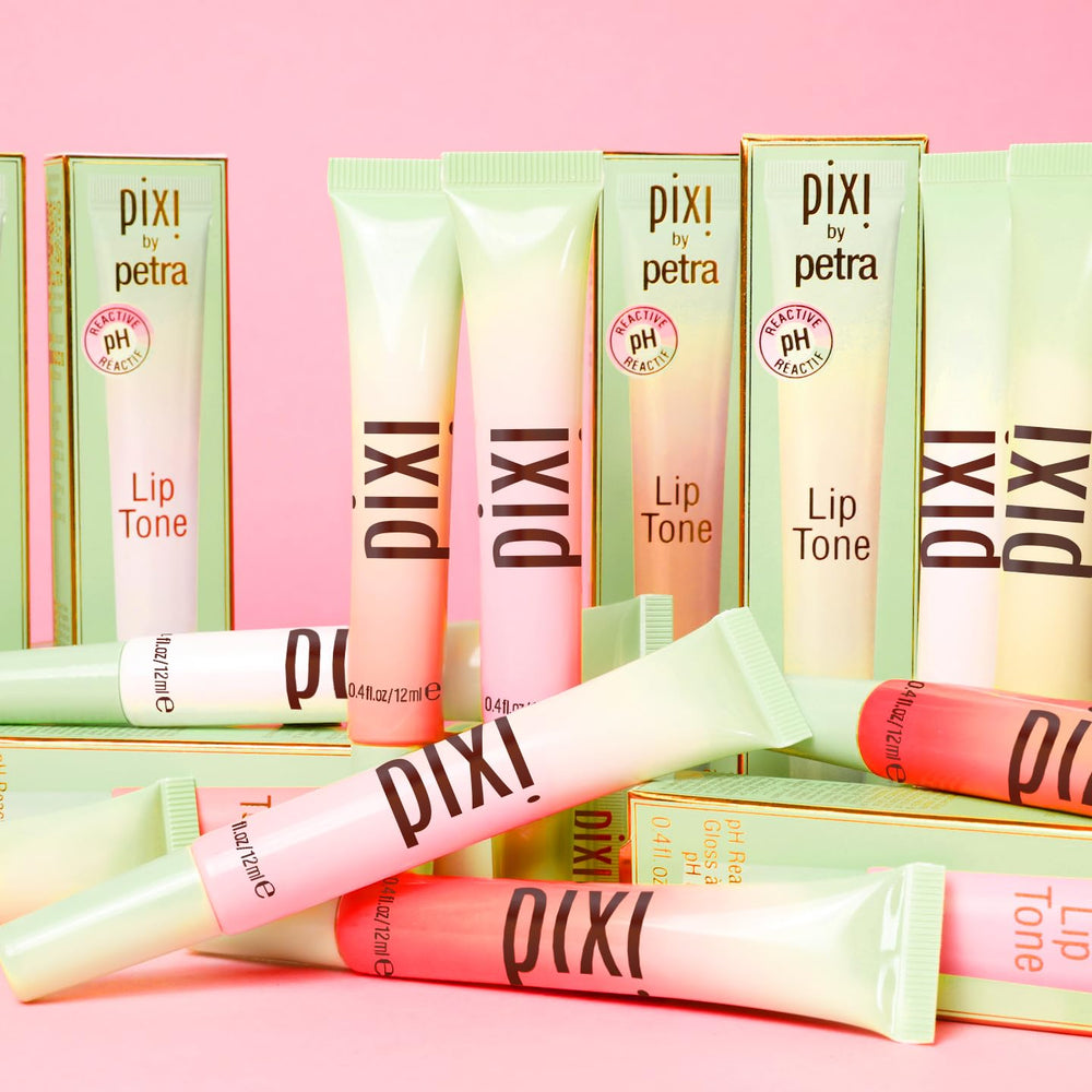Pixi LipTone PinkPatina with shea butter indicates rich conditioning.