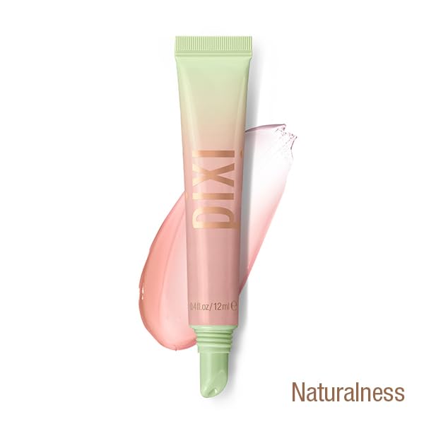 Pixi LipTone Trio gloss close-up shows smooth application and shine
