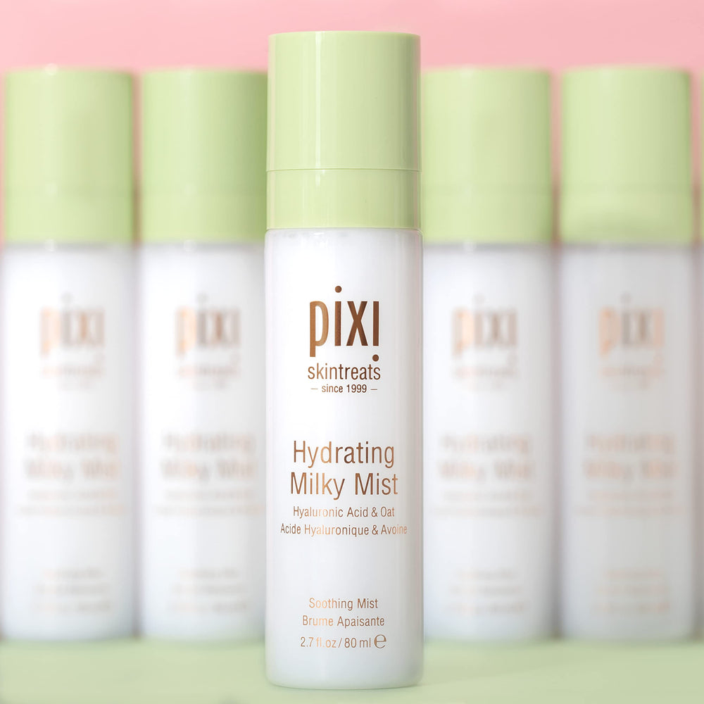 Pixi Milky Mist spray refreshes dry skin during the day.
