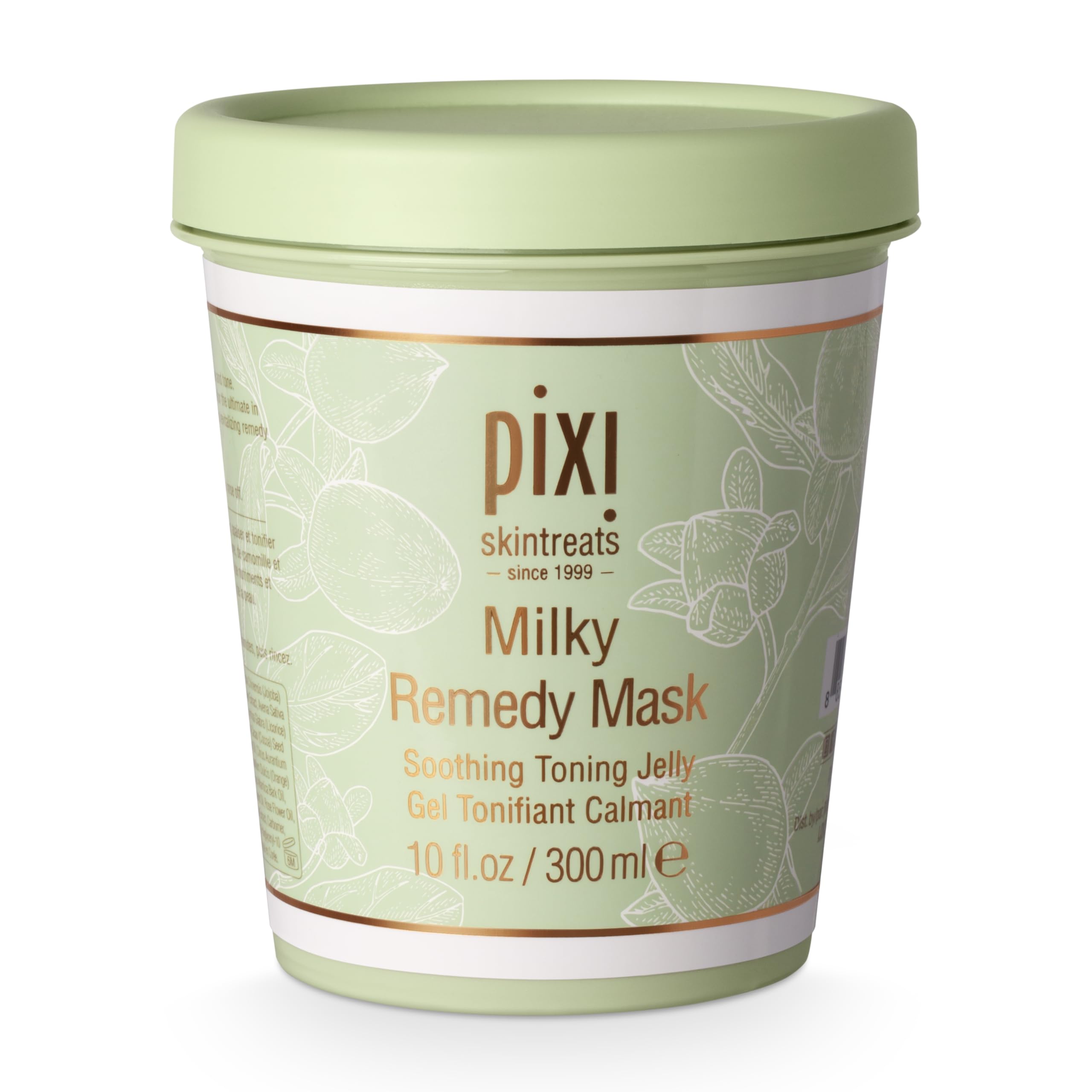 Pixi Milky Remedy Mask packaging closeup highlighting hydrating formula