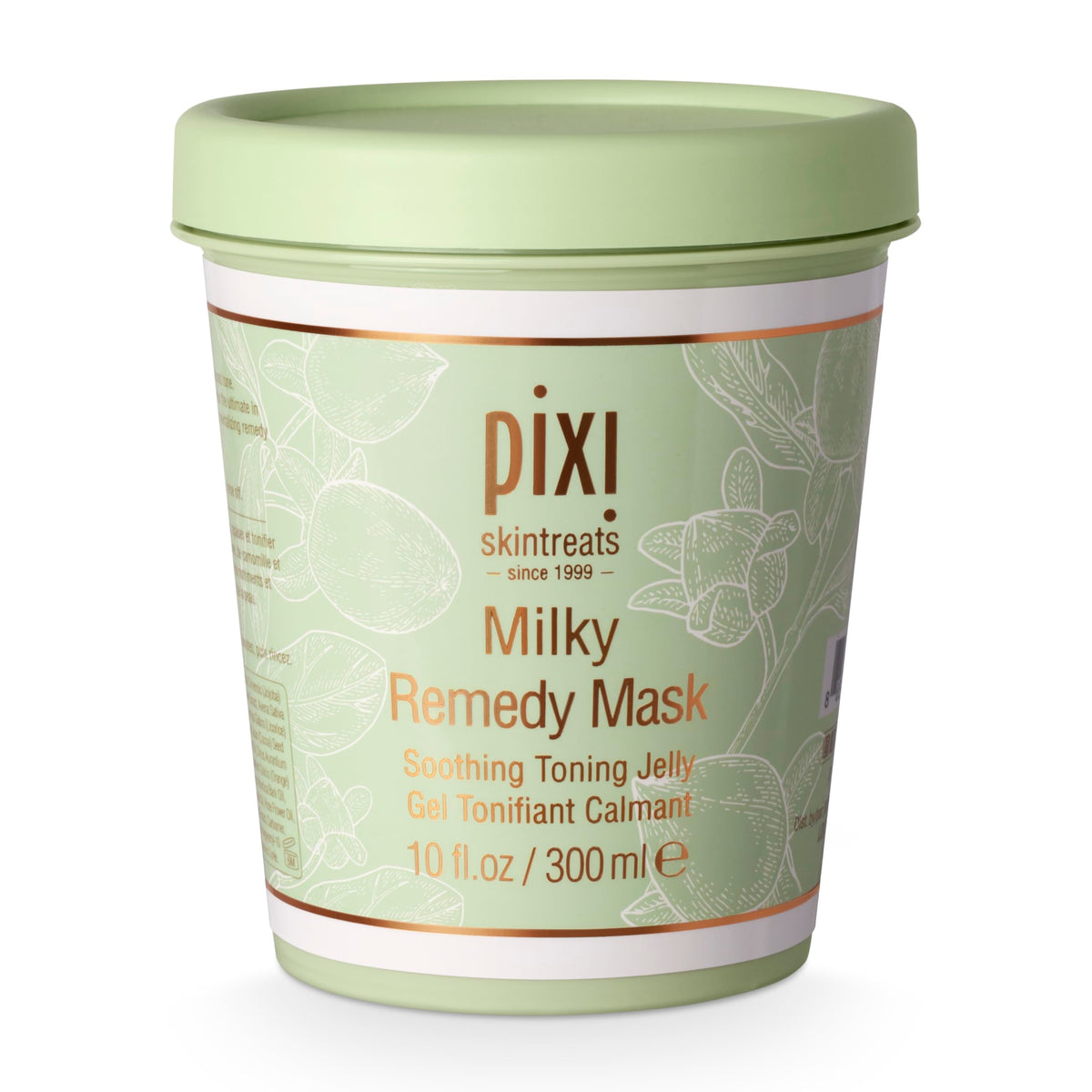 Pixi Milky Remedy Mask packaging closeup highlighting hydrating formula