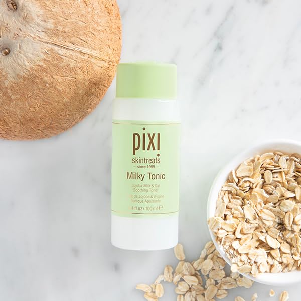 Pixi Milky Tonic green tea component close-up highlights antioxidants.