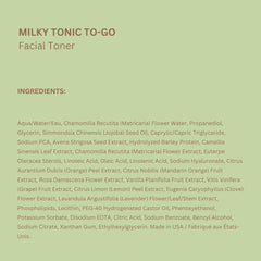 Pixi Milky Tonic to-Go pack with 60 pads for convenient daily nourishment.
