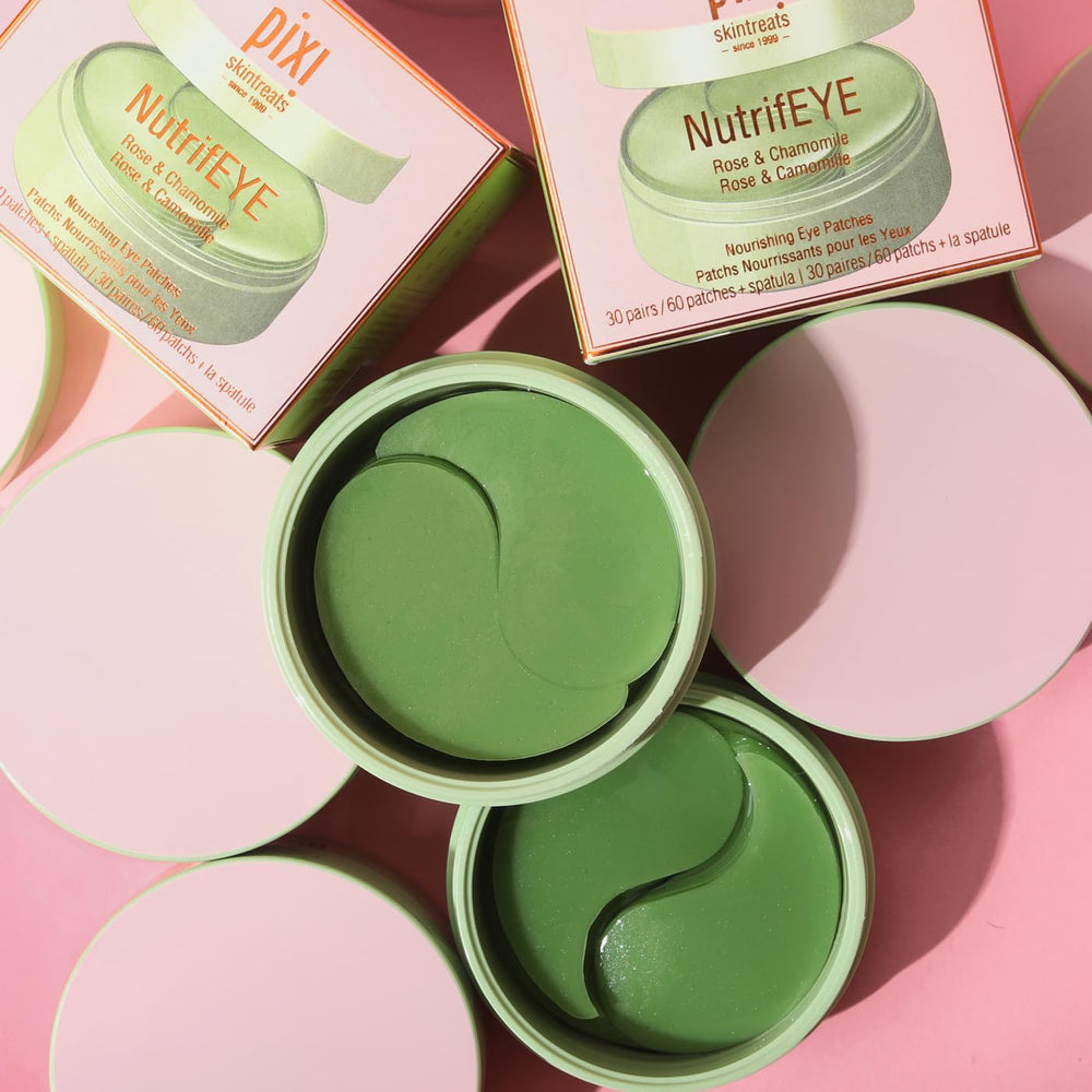 Pixi NutrifEYE patches in a skincare routine for under-eye care