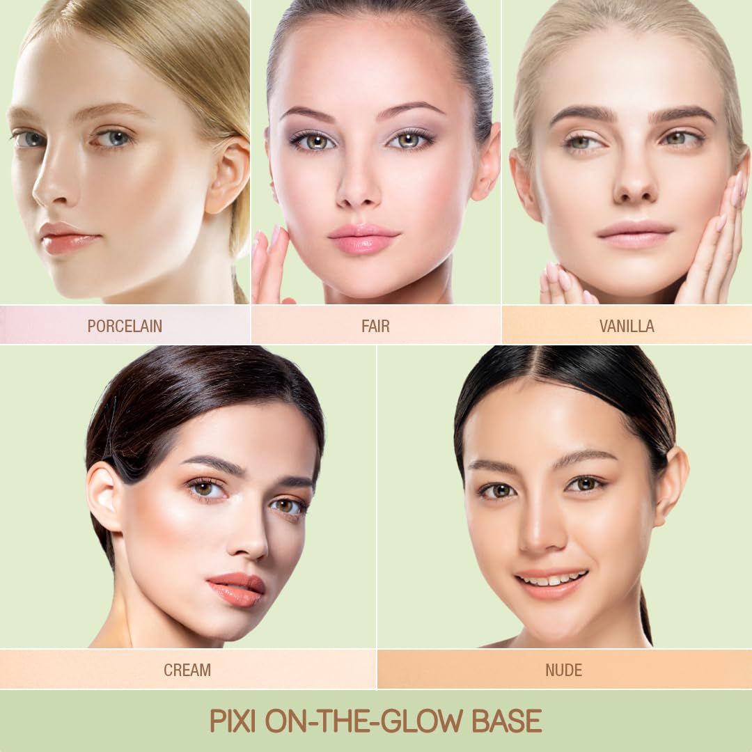 Pixi On-the-Glow Base hydration cue highlights ceramide protection