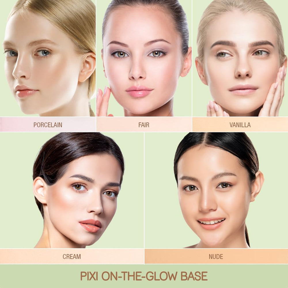 Pixi On-the-Glow Base hydration cue highlights ceramide protection