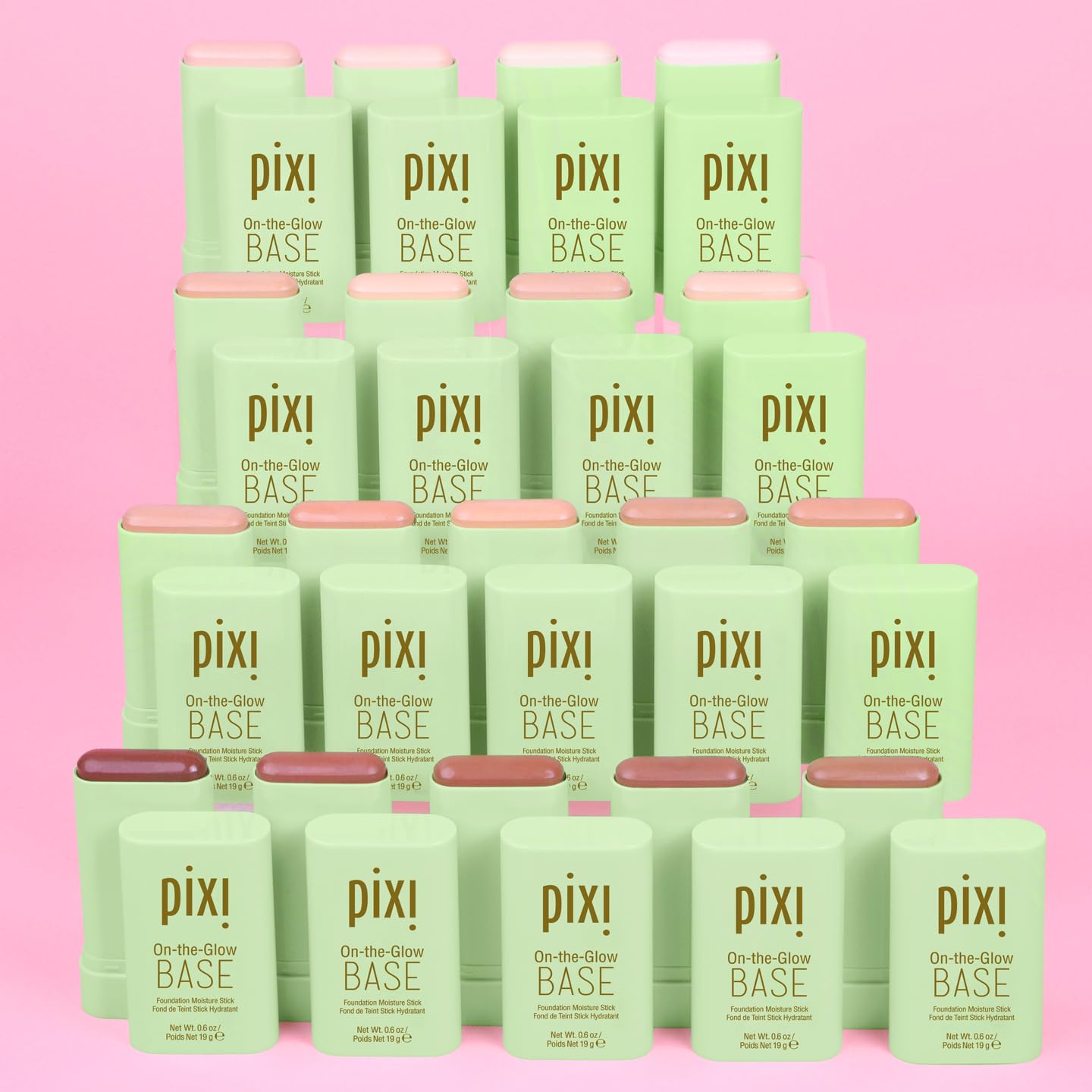 Pixi On-the-Glow Base contour-ready shade for warm, sculpted hints
