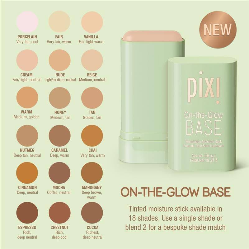 Pixi On-the-Glow Base Fruit Oils smooth and condition skin