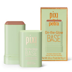 Pixi On-the-Glow Base Mocha tube close-up for hydrating tint and seamless coverage