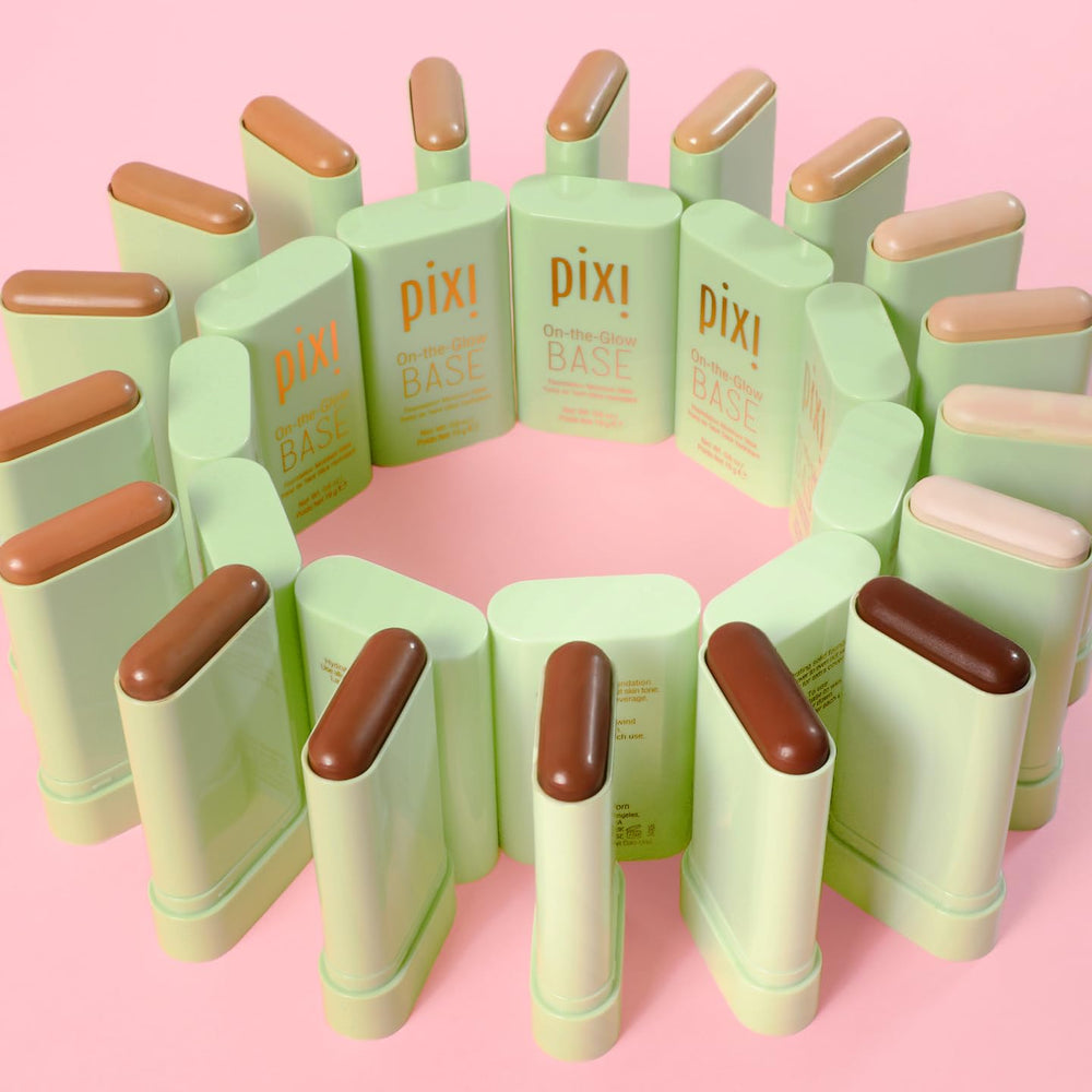 Pixi On-the-Glow Base 18-shade range provides versatile options