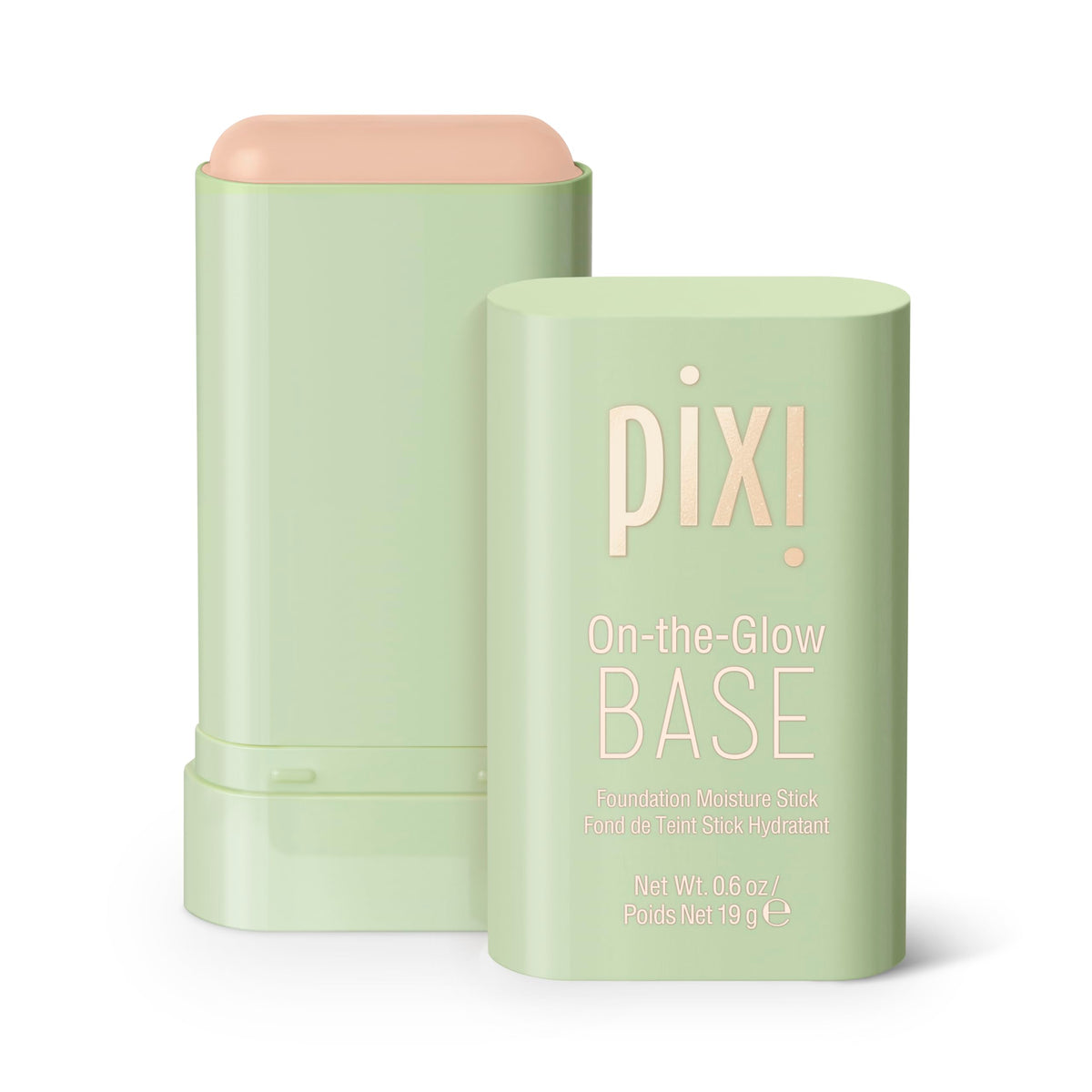 Pixi On-the-Glow Base Vanilla compact shows light, buildable coverage for a natural glow.