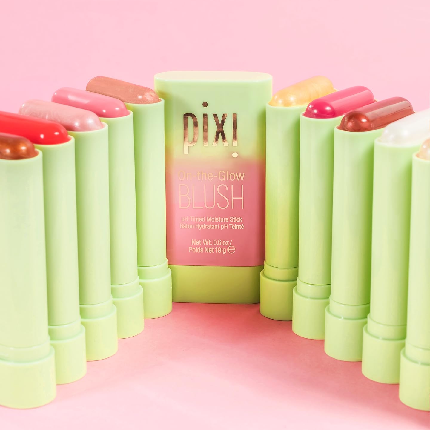 Pixi On-the-Glow Blush Ruby 19g compact ideal for daily use