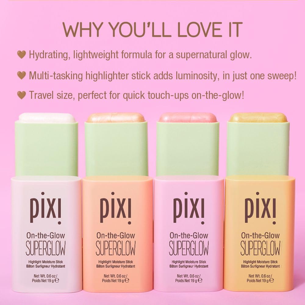 Pixi IcePearl eye-area highlight blends smoothly for a soft, believable radiance.