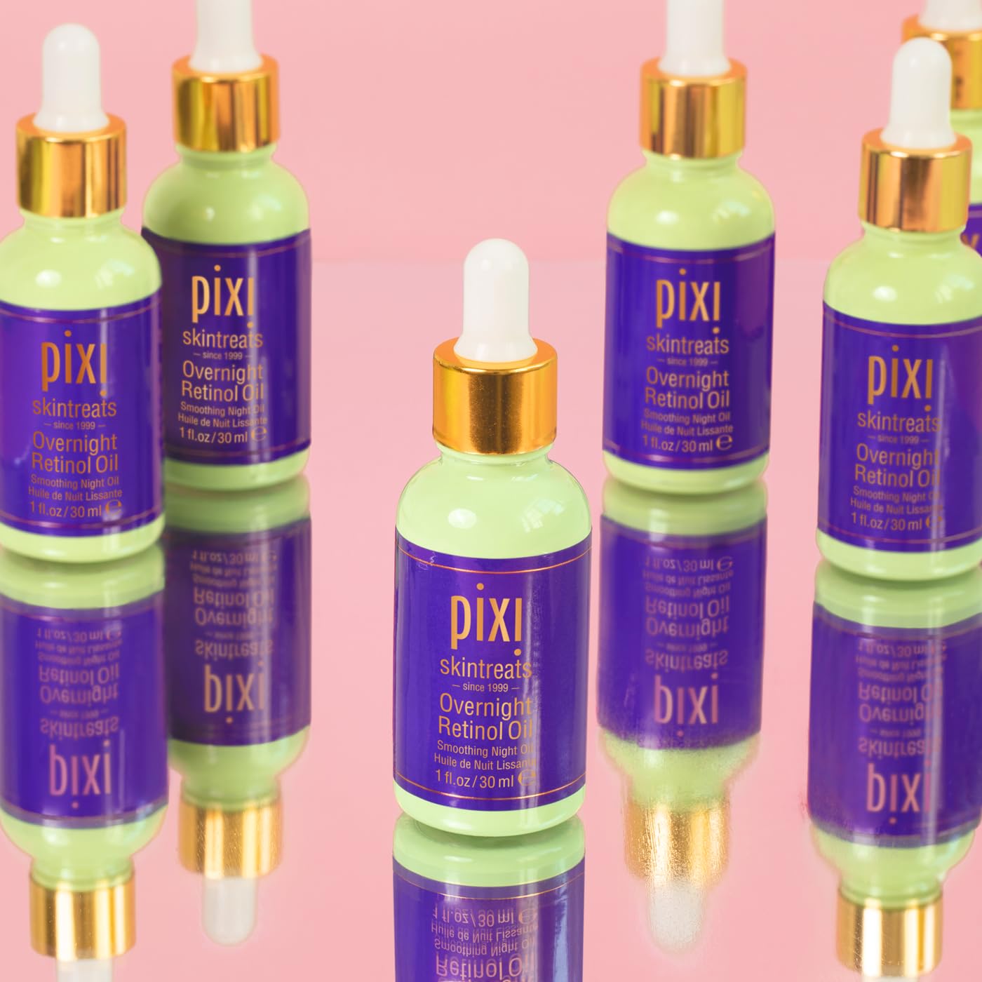 Pixi Beauty Overnight Retinol Oil peptides-glow hints at firming and revitalizing potential.