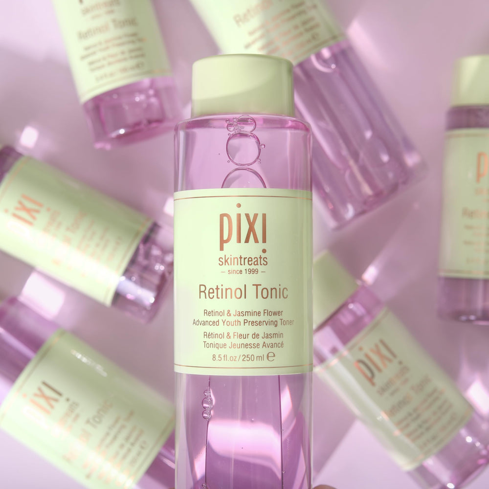 Pixi Retinol Tonic ingredients label emphasizes antioxidants
