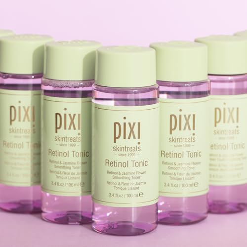 Pixi Retinol Tonic pump detail showing controlled dispensing