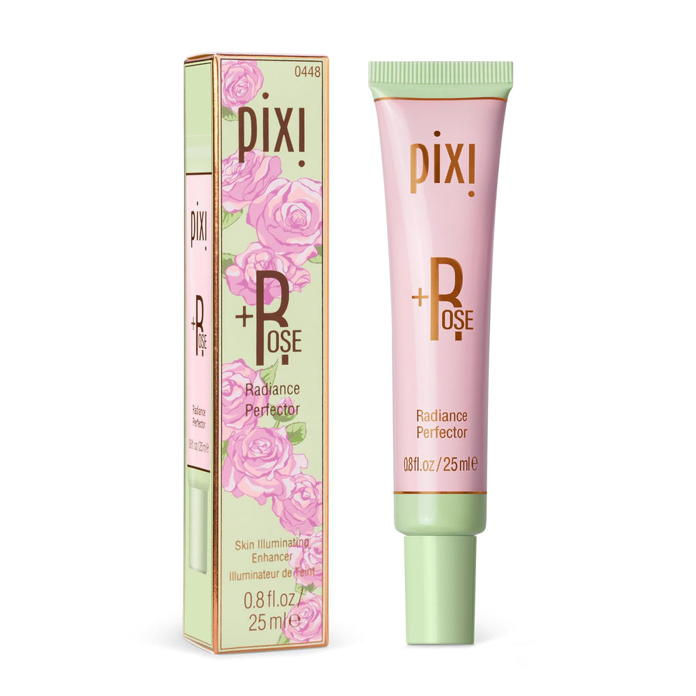 Application on cheekbone with Pixi Rose Radiance Perfector for highlight