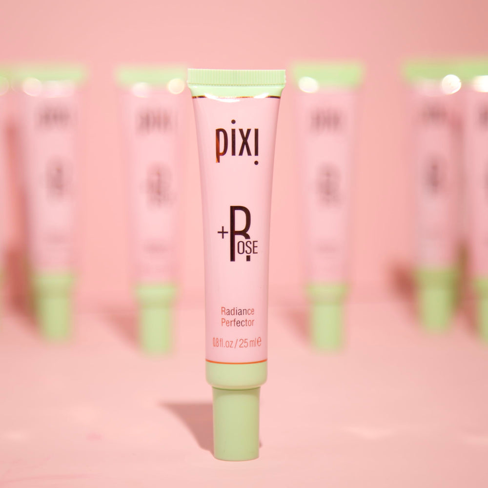 Cupid’s bow glow with Pixi Rose Radiance Perfector