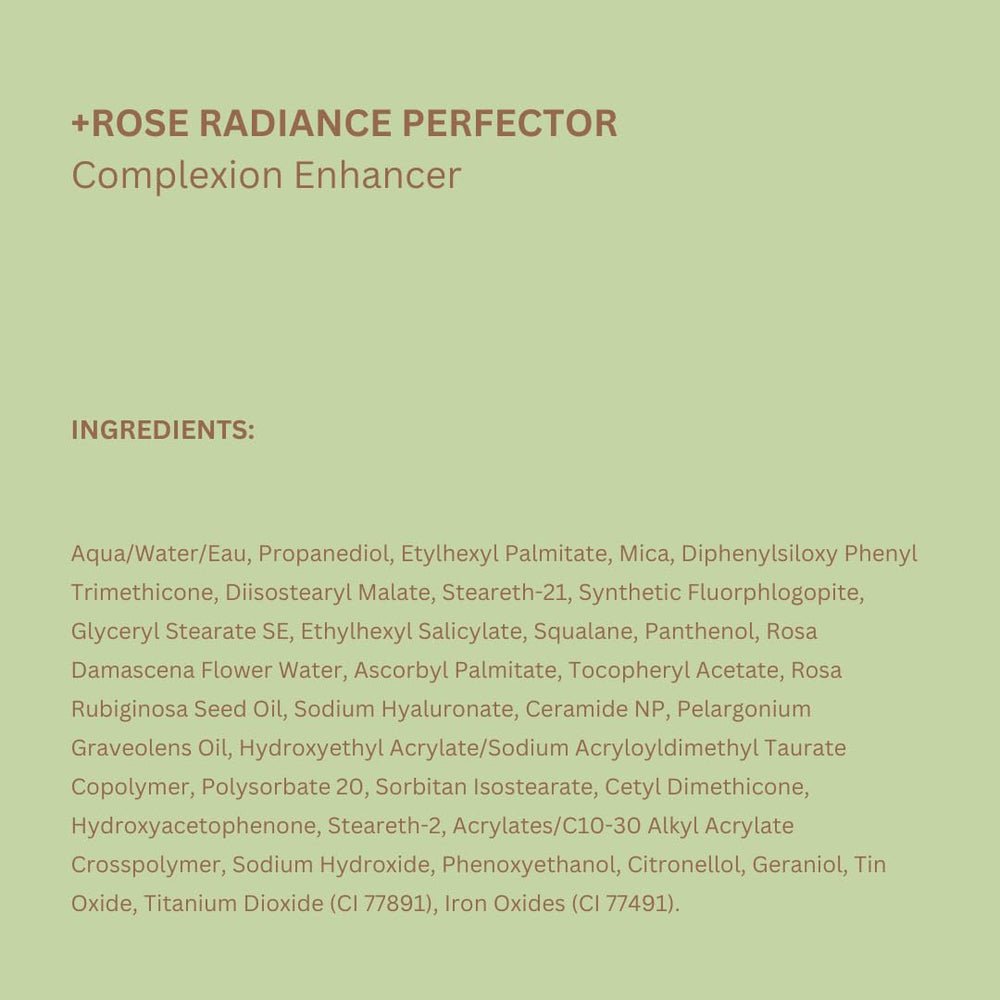 Full-face glow effect from Pixi Rose Radiance Perfector