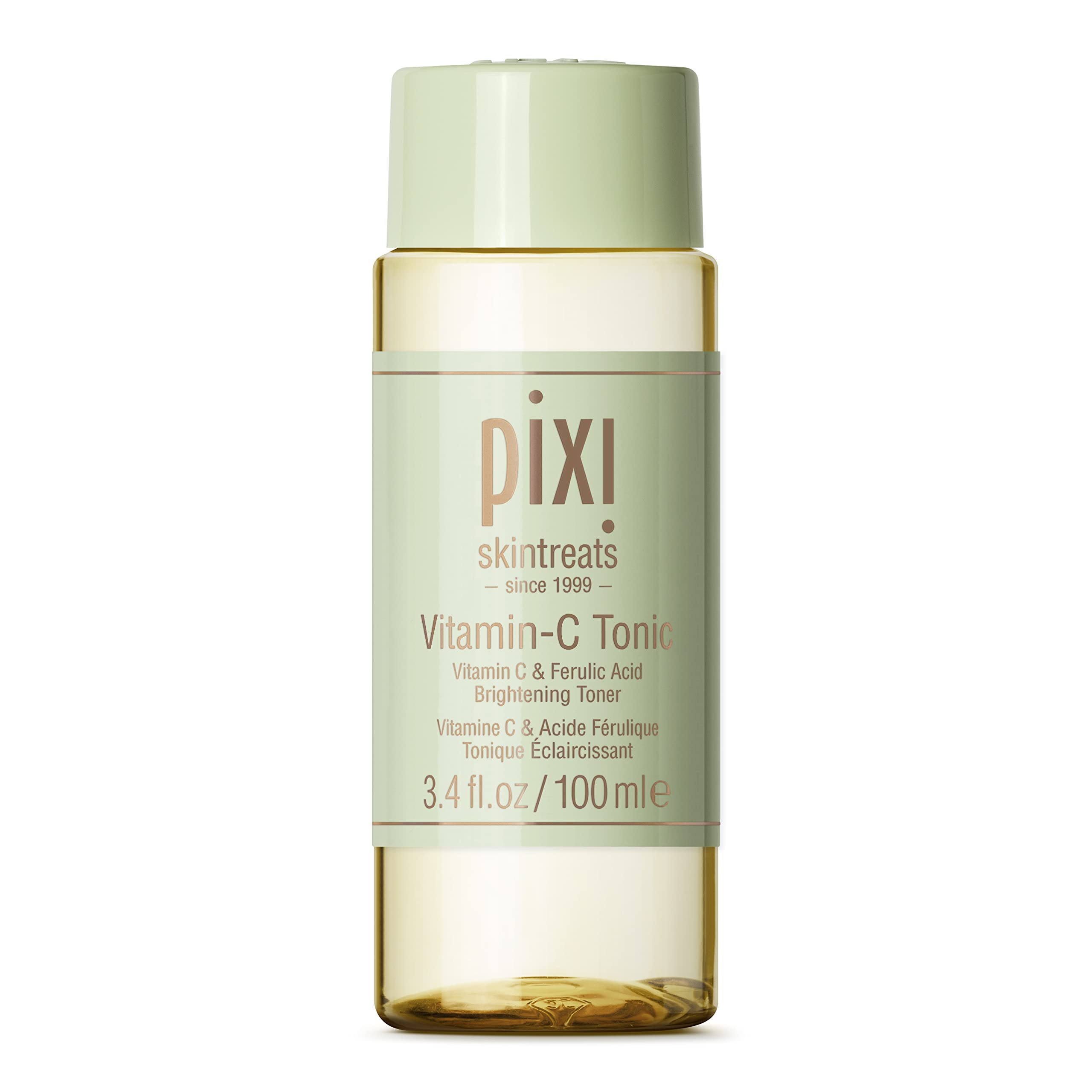 Pixi Vitamin-C Tonic bottle with brightening formula for radiant skin.