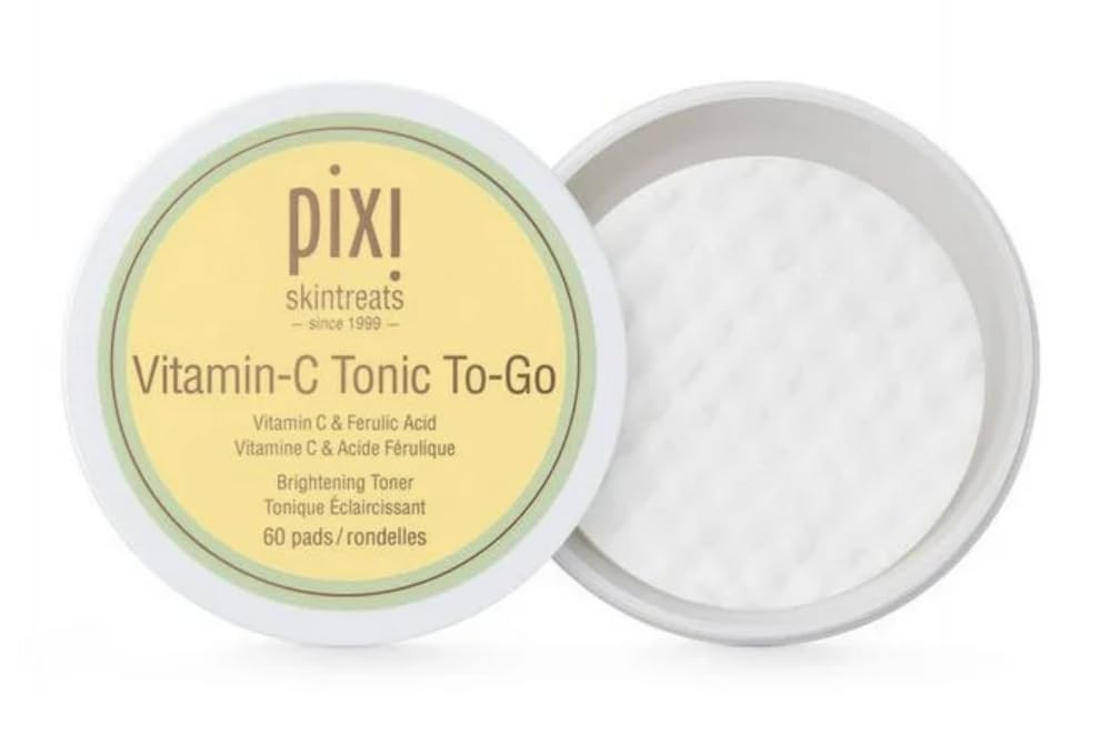 Pixi Vitamin-C Tonic to-Go pads close-up ready for brightening prep