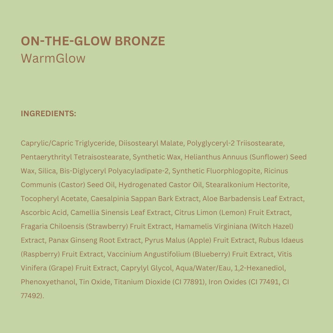 Pixi On-the-Glow Bronze WarmGlow with aloe vera for soothing hydration