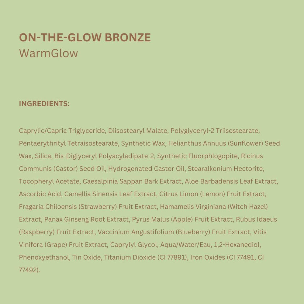 Pixi On-the-Glow Bronze WarmGlow with aloe vera for soothing hydration