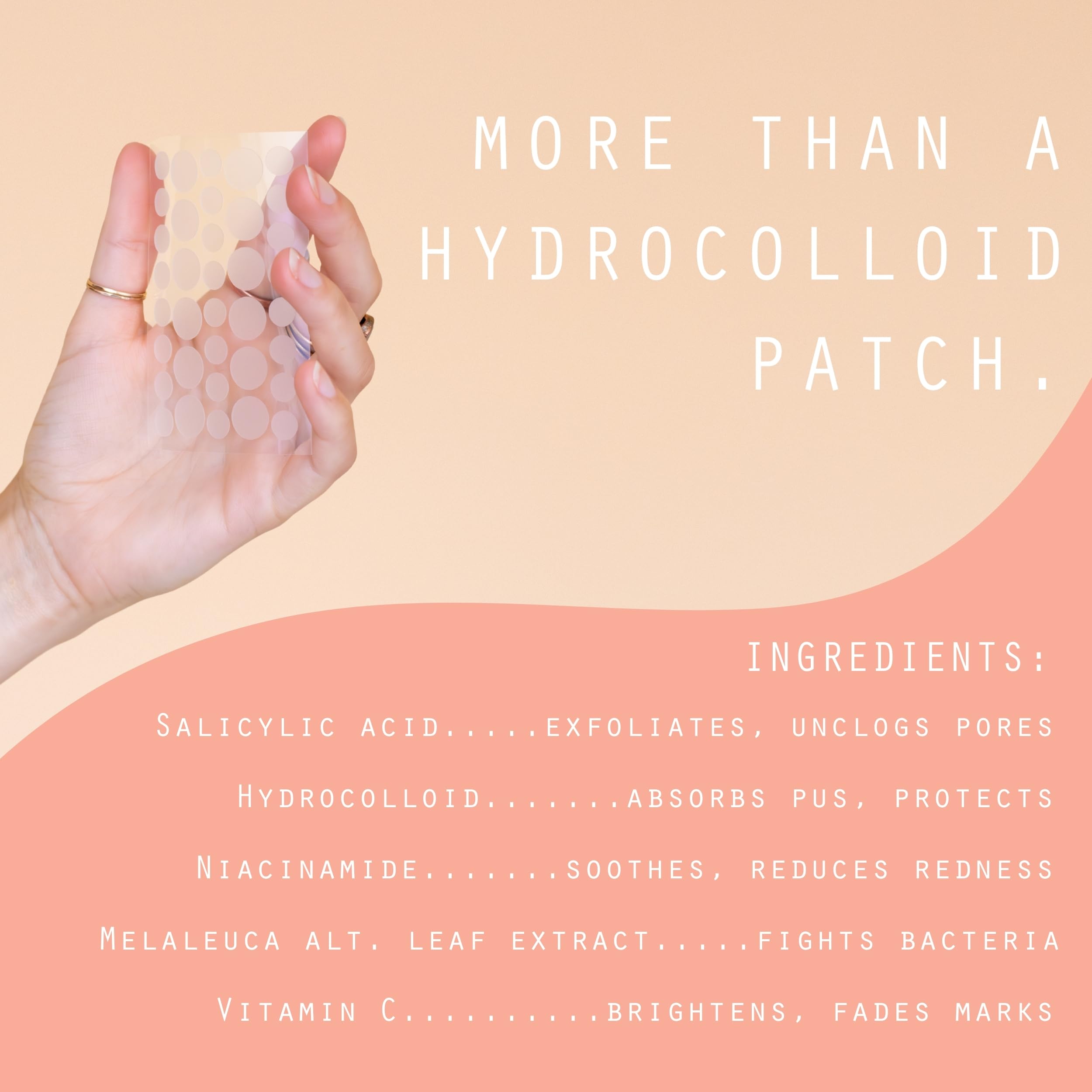 Pixie Cup Dot patch with tea tree oil for gentle refreshment