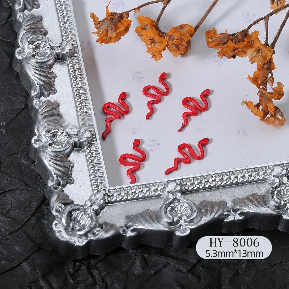 PIYAFU alloy nail charms pack for versatile decorations
