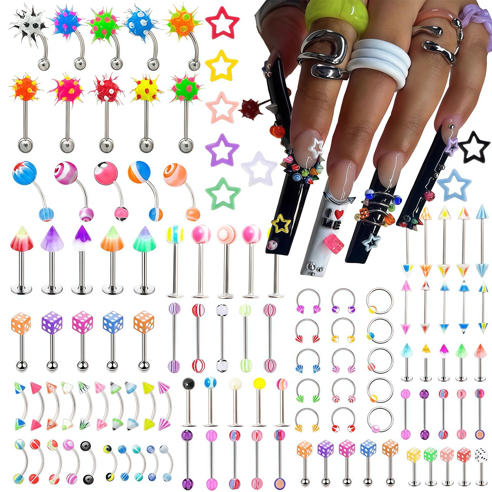 Pizadix dopamine nail charms collection boosts creative customization for nails.