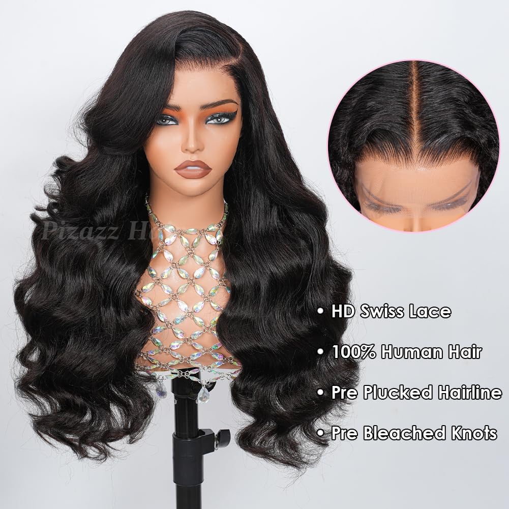 Pizazz 13-by-4 HD lace front wig shows seamless scalp appearance.