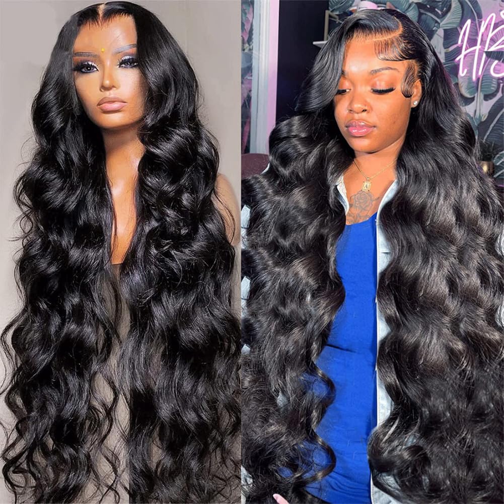 Pizazz 13x4 transparent lace front wig with natural baby hair.
