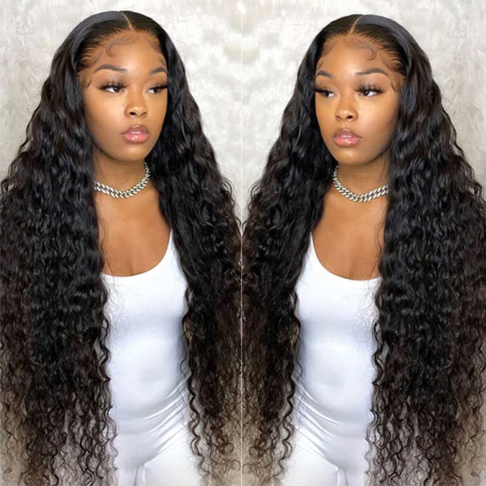 Pizazz 30 inch lace front wig with deep wave texture for natural daily wear