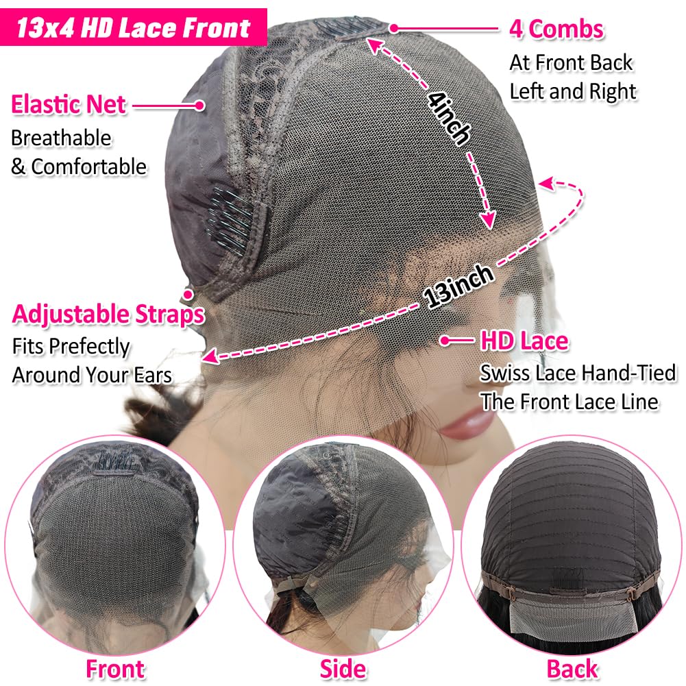 Pizazz natural-color 26-inch deep-wave hair can be dyed or bleached to customize shade.