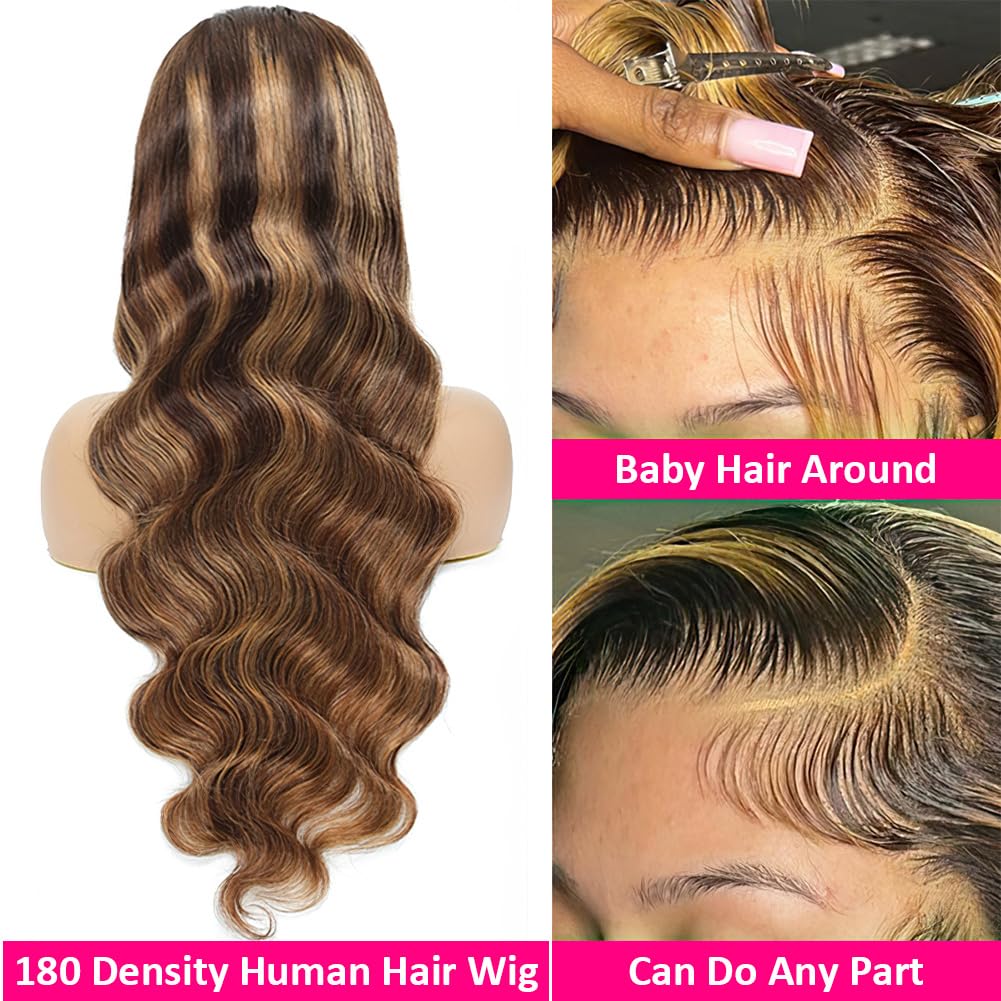 Pizazz Ombre Highlight wig back view reveals length and shine.