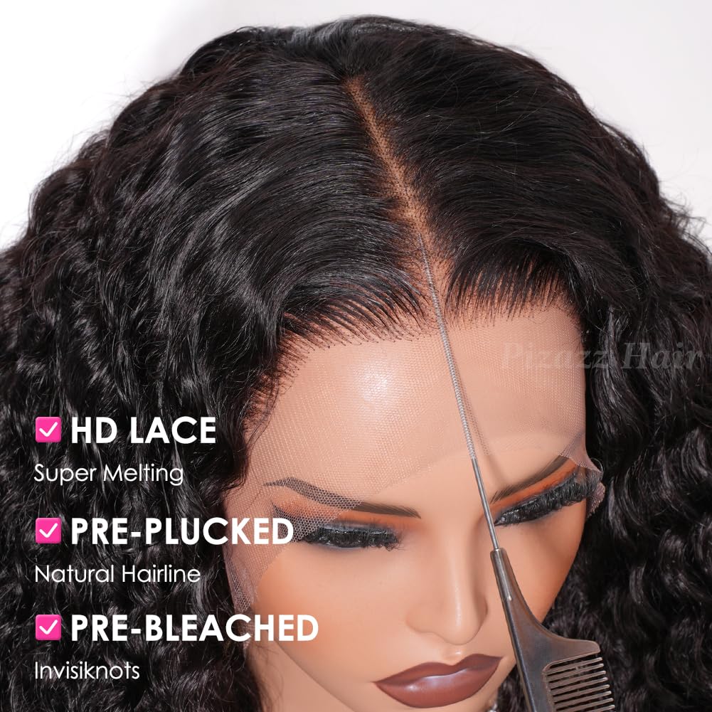 Pizazz pre-plucked baby hair hairline enables easy styling for realism.