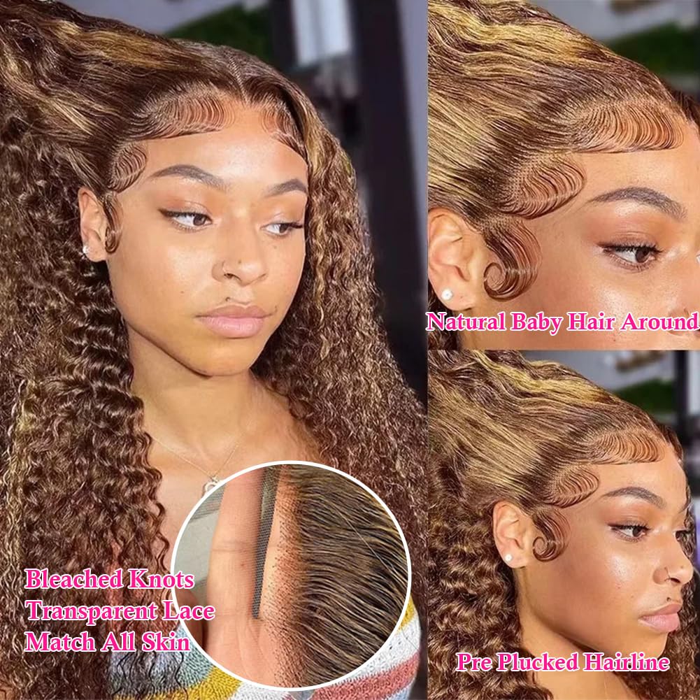 Pizazz pre-plucked bleached knots for realistic hairline realism.