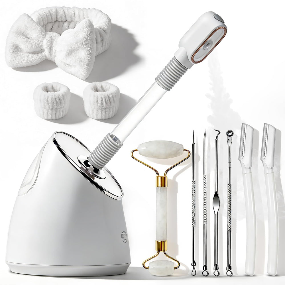 PJordo facial steamer kit with mist output for spa-like sessions