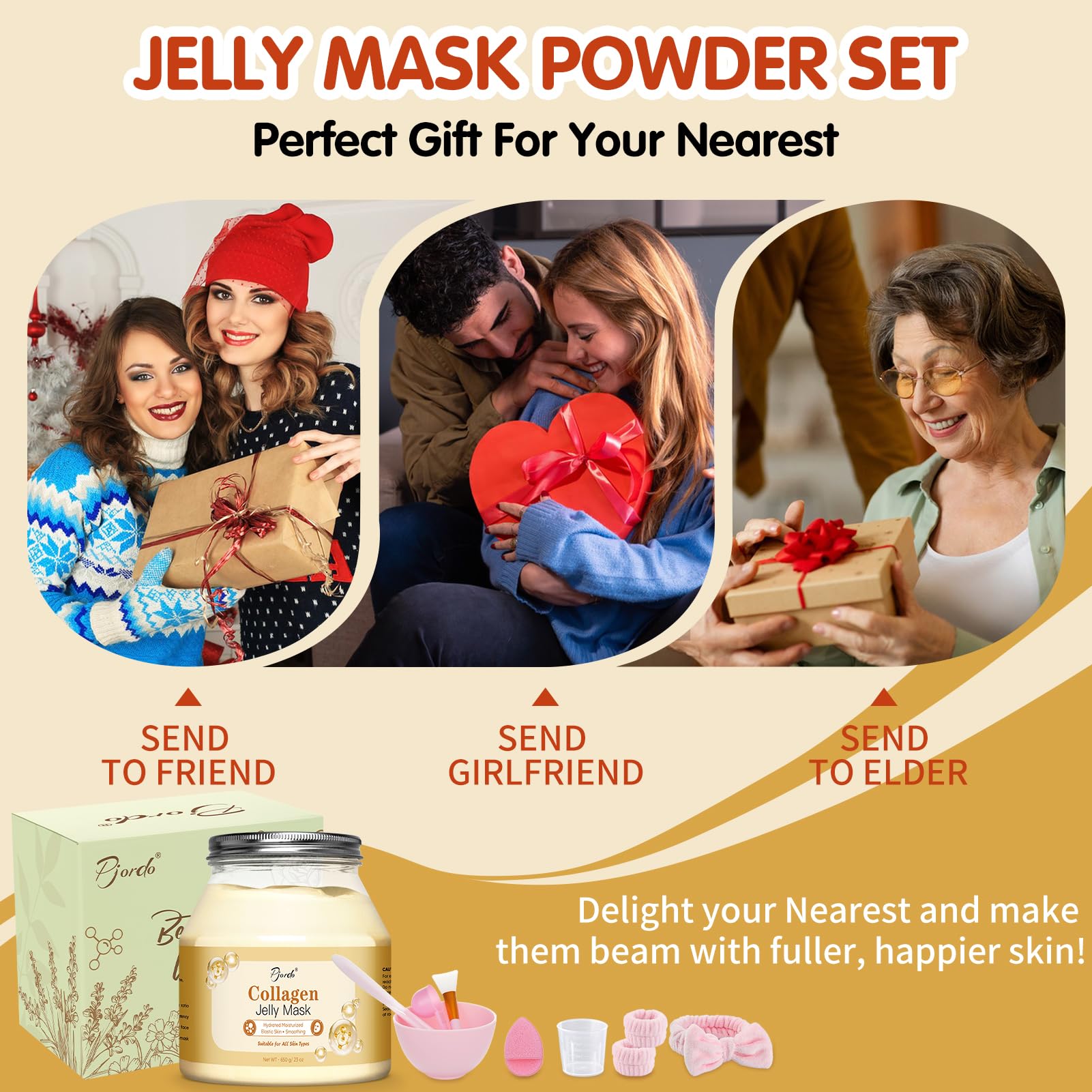PJordo jelly mask gift idea for valentines skincare lovers
