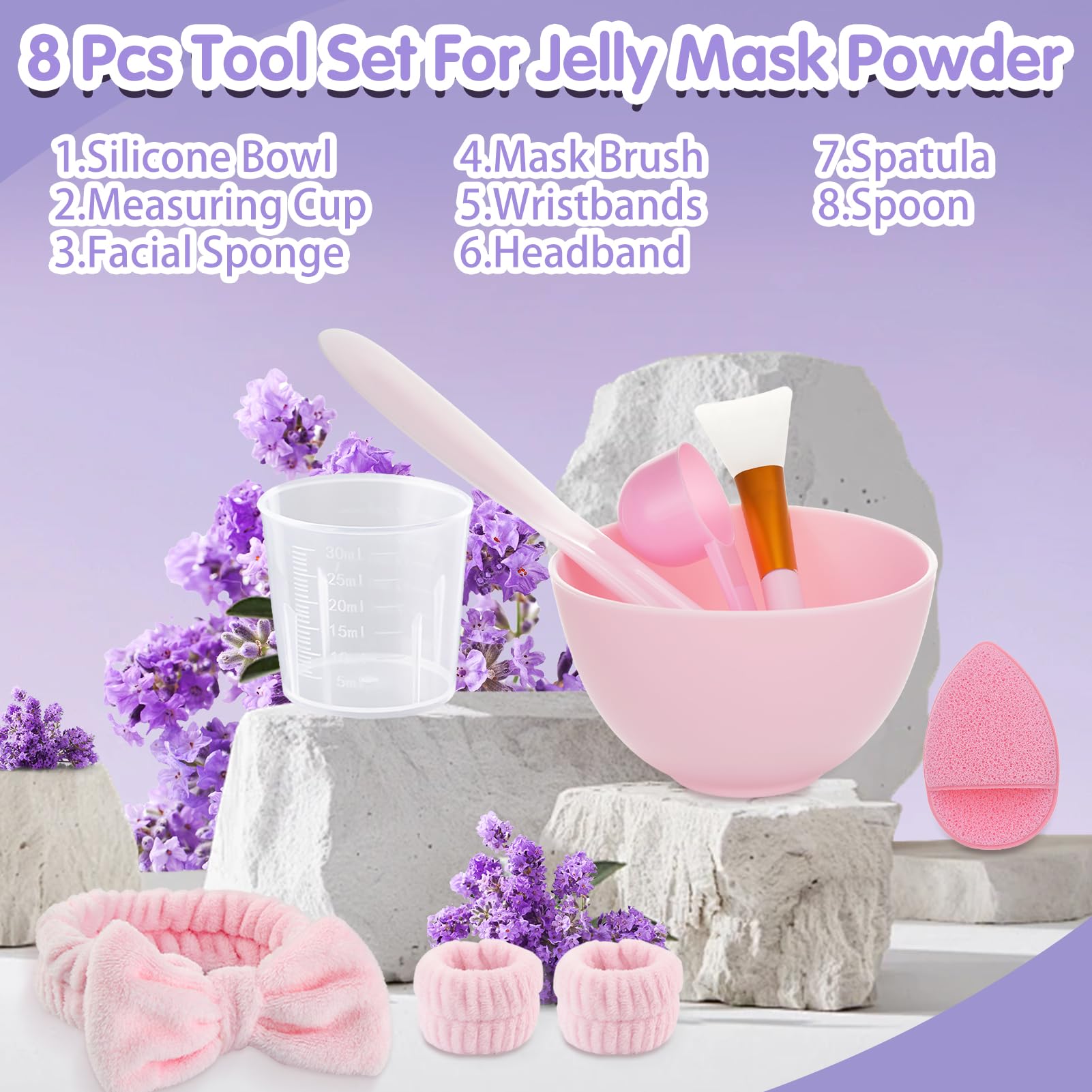 Pjordo mask brush used for even coverage