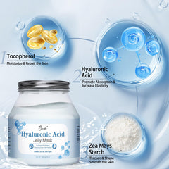 Pjordo mask brush for even jelly application on the face