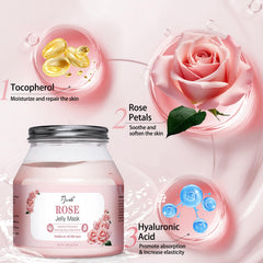 Pjordo peel-off hydro jelly mask applying on face for lasting moisture.