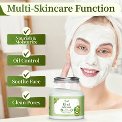 Pjordo kiwi extract closeup highlights natural ingredients for refreshing skin.