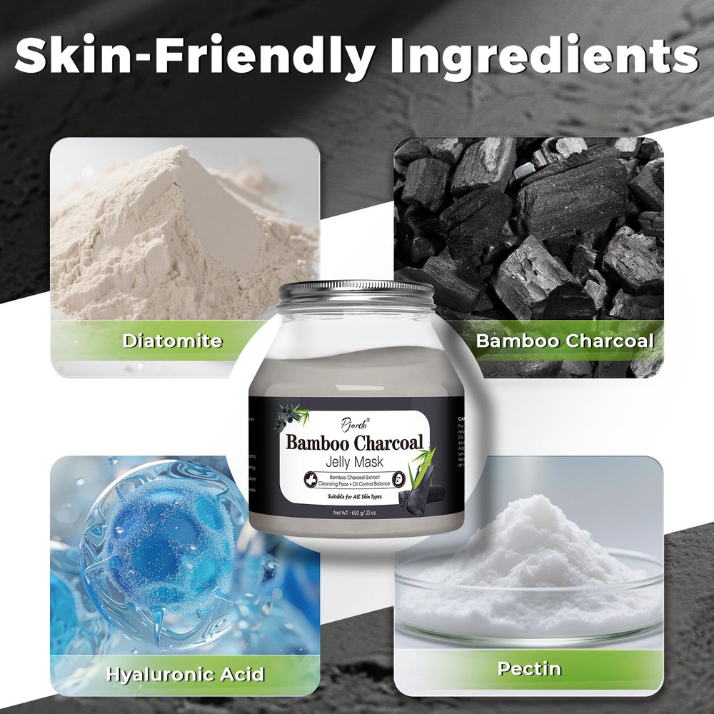 Pjordo Powder Jelly Mask mixing bowl setup for a DIY spa moment.