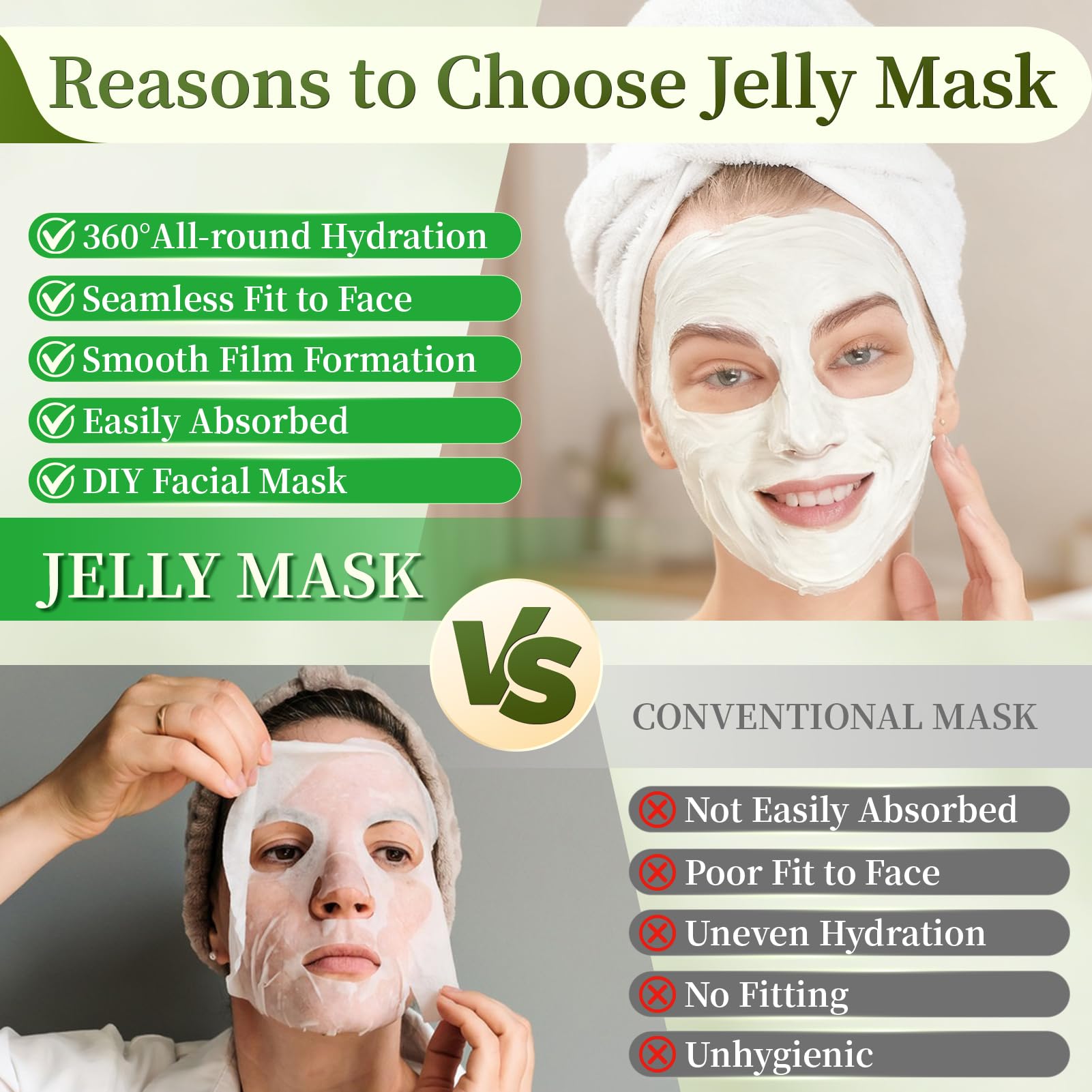 Pjordo Powder Jelly Mask 15-20 minute wait suggests gentle, enjoyable treatment.